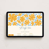 "Garden Party Yellow Meadow" - Online Birthday Invitations in Taupe by Ilze Lucero - Desktop layout