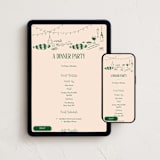 "Bistro" - Online Birthday Invitations in Forest by Baumbirdy - Mobile + desktop layout