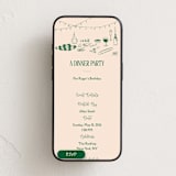 "Bistro" - Online Birthday Invitations in Forest by Baumbirdy - Mobile layout