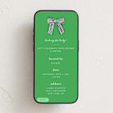 "With a bow" - Online Birthday Invitations in Kelly by mo kelley - Mobile layout