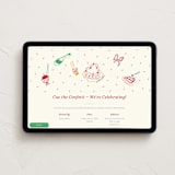 "Confetti & Cheers" - Online Birthday Invitations in Fruitcake by Sarah Rosenthal - Desktop layout