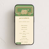 "retro birthday bash" - Online Birthday Invitations in Avocado by Deborah Chou - Mobile layout