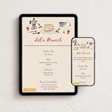 "Pancake Breakfast" - Online Birthday Invitations in Buck Wheat by Ani Somi - Mobile + desktop layout