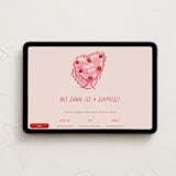 "Surprise birthday" - Online Birthday Invitations in Carnation by Creo Study - Desktop layout