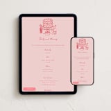 "thriving party" - Online Birthday Invitations in Rosebud by Creo Study - Mobile + desktop layout
