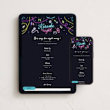 "Amplify" - Online Birthday Invitations in Night by Jelena Vuletic - Mobile + desktop layout