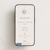 "Disco Sparkle" - Online Birthday Invitations in Periwinkle by Robert and Stella - Mobile layout