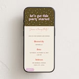 "Get this party started" - Online Birthday Invitations in Olive by Robert and Stella - Mobile layout