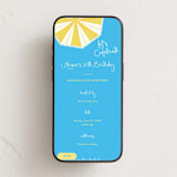 "Umbrella" - Online Birthday Invitations in Sunny by Tamara Hilje - Mobile layout