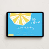 "Umbrella" - Online Birthday Invitations in Sunny by Tamara Hilje - Desktop layout