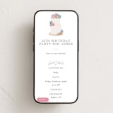"Garden Cake" - Online Birthday Invitations in Summer by Itsy Belle Studio - Mobile layout