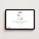 "Garden Cake" - Online Birthday Invitations in Summer by Itsy Belle Studio - Desktop layout