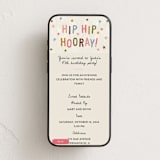 "Hip Hip Hooray" - Online Birthday Invitations in Bloom by Kercia Jane - Mobile layout