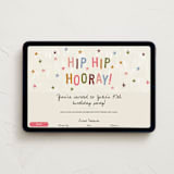"Hip Hip Hooray" - Online Birthday Invitations in Bloom by Kercia Jane - Desktop layout