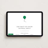 "What Party?" - Online Birthday Invitations in Clover by mo kelley - Desktop layout