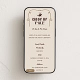 "Giddy up, Y'all!" - Online Birthday Invitations in Chardonnay by Sherley Ferreira - Mobile layout