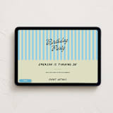 "calvin" - Online Birthday Invitations in Summer Blue by chocomocacino - Desktop layout