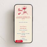 "Mon cherie" - Online Birthday Invitations in Cherry by Creo Study - Mobile layout