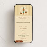 "Perfect Age" - Online Birthday Invitations in Honey by letterfix - Mobile layout
