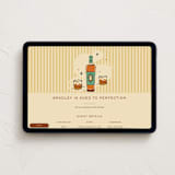 "Perfect Age" - Online Birthday Invitations in Honey by letterfix - Desktop layout