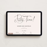 "Simple Script" - Online Birthday Invitations in Champagne by Carrie ONeal - Desktop layout