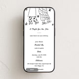 "A Night for the Fits" - Online Birthday Invitations in Cloud by The Fig Studio - Mobile layout