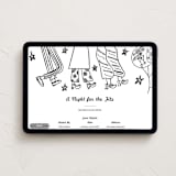 "A Night for the Fits" - Online Birthday Invitations in Cloud by The Fig Studio - Desktop layout