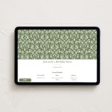 "Vintage Garden" - Online Birthday Invitations in Forest by Sherley Ferreira - Desktop layout