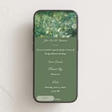 "Court" - Online Birthday Invitations in Leaf by Kate Ahn - Mobile layout
