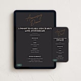 "Toast" - Online Anniversary Invitations in Sesame by Jennifer Lew - Mobile + desktop layout