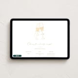 "engagement cheers" - Online Anniversary Invitations in Champagne by Kamala Nahas - Desktop layout