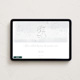 "Happy 25th Anniversary!" - Online Anniversary Invitations in Cloud by Kristie Kern - Desktop layout