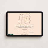 "Couple Goals" - Online Anniversary Invitations in Petal by Alethea and Ruth - Desktop layout