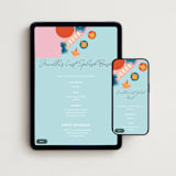 "Last Splash" - Online Bachelorette Party Invitations in Mimosa by Jenna Holcomb - Mobile + desktop layout