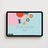 "Last Splash" - Online Bachelorette Party Invitations in Mimosa by Jenna Holcomb - Desktop layout