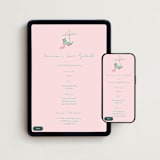 "Last Splash Pool Party" - Online Bachelorette Party Invitations in Petal by Becky Nimoy - Mobile + desktop layout