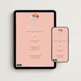 "Final Fiesta" - Online Bachelorette Party Invitations in Azalea by Itsy Belle Studio - Mobile + desktop layout
