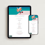 "Putting on the Spritz" - Online Bachelorette Party Invitations in Hollywood by Jenna Holcomb - Mobile + desktop layout