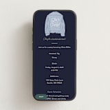 "Wife of the Party" - Online Bachelorette Party Invitations in Chambray by Hudson meet Rose - Mobile layout