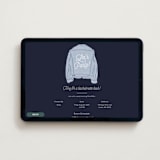 "Wife of the Party" - Online Bachelorette Party Invitations in Chambray by Hudson meet Rose - Desktop layout