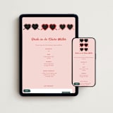 "Bride Tribe" - Online Bachelorette Party Invitations in Rose by Hudson meet Rose - Mobile + desktop layout