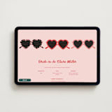 "Bride Tribe" - Online Bachelorette Party Invitations in Rose by Hudson meet Rose - Desktop layout