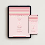 "Bach Sh*t Crazy" - Online Bachelorette Party Invitations in Rose by Hudson meet Rose - Mobile + desktop layout