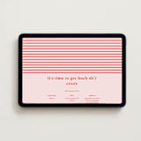"Bach Sh*t Crazy" - Online Bachelorette Party Invitations in Rose by Hudson meet Rose - Desktop layout