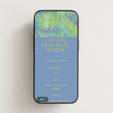 "botanical beach" - Online Bachelorette Party Invitations in Palm by Baumbirdy - Mobile layout