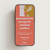 "Wild Child" - Online Bachelorette Party Invitations in Azalea by Jenna Holcomb - Mobile layout