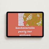 "Wild Child" - Online Bachelorette Party Invitations in Azalea by Jenna Holcomb - Desktop layout