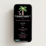 "Miami Neon" - Online Bachelorette Party Invitations in Midnight by Cindy Reynolds - Mobile layout