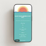 "Laid Back" - Online Bachelorette Party Invitations in Sunset by Emily Sabol Goss - Mobile layout