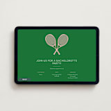 "Love All" - Online Bachelorette Party Invitations in Kelly by Jenna Holcomb - Desktop layout